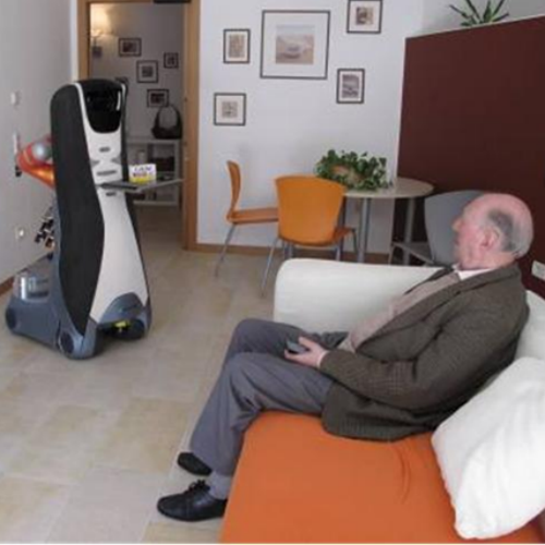 Robot at home in Stuttgart